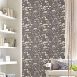 Candice Olson Botanical Fantasy - Red & Blue Wallpaper | Buy Online Candice Olson Botanical Fantasy wallpaper, color Red & Blue, SKU PSW1604RL