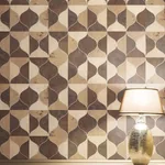 Candice Olson Burlwood Ogee wallpaper, color Warm Neutral, SKU DT5003
