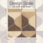 Candice Olson Burlwood Ogee wallpaper, color Warm Neutral, SKU DT5003