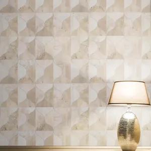 Candice Olson Burlwood Ogee wallpaper, color White, SKU DT5002
