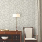 Candice Olson Contoured Leaves - Taupe Wallpaper | Buy Online Candice Olson Contoured Leaves wallpaper, color Taupe, SKU EV3922