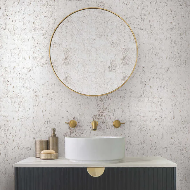 Candice Olson Cork - Bright White & Gold Wallpaper | Buy Online Candice Olson Cork wallpaper, color Bright White & Gold, SKU EV3902