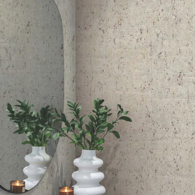 Candice Olson Cork wallpaper, color Gold & Silver Metallic, SKU CZ2482