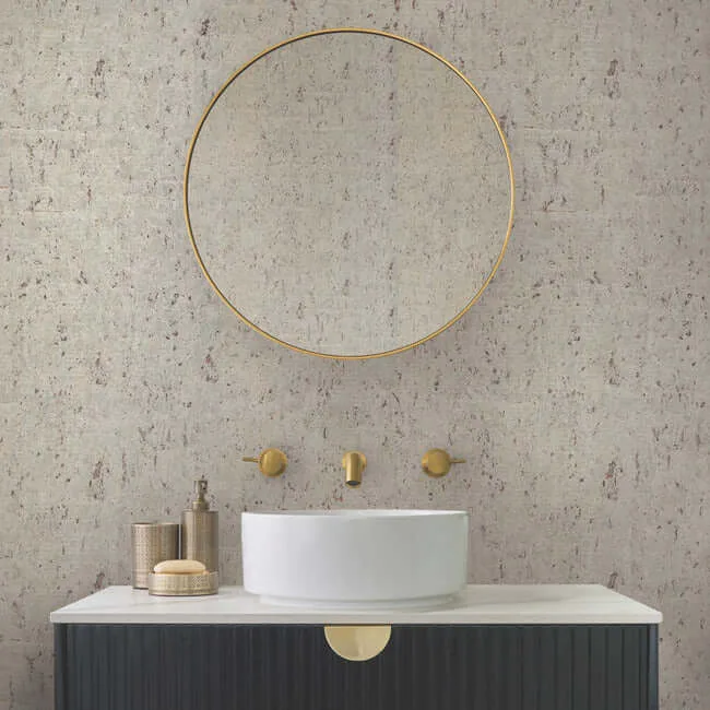 Candice Olson Cork wallpaper, color Gold & Silver Metallic, SKU CZ2482