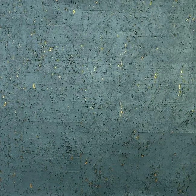 Candice Olson Cork wallpaper, color Teal, SKU DL2965