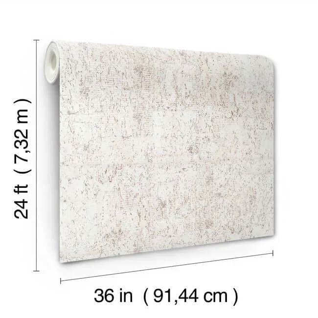 Candice Olson Cork wallpaper, color White & Black, SKU CX1200