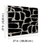 Candice Olson Craftsman Geometric - Black Wallpaper | Buy Online Candice Olson Craftsman Geometric wallpaper, color Black, SKU DF3352