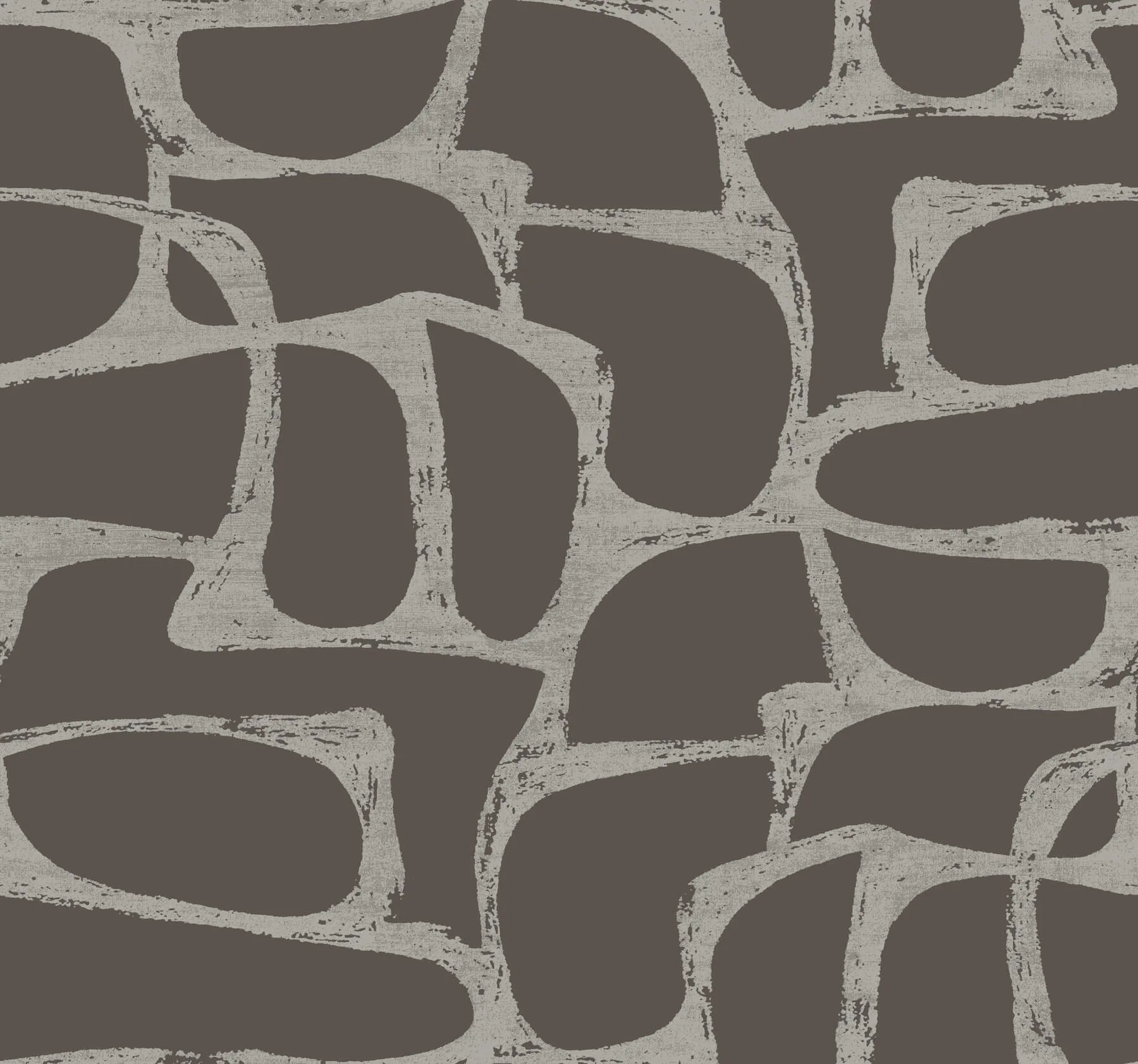 Candice Olson Craftsman Geometric wallpaper, color Mocha, SKU DF3355