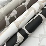 Candice Olson Craftsman Geometric - Mocha Wallpaper | Buy Online Candice Olson Craftsman Geometric wallpaper, color Mocha, SKU DF3355