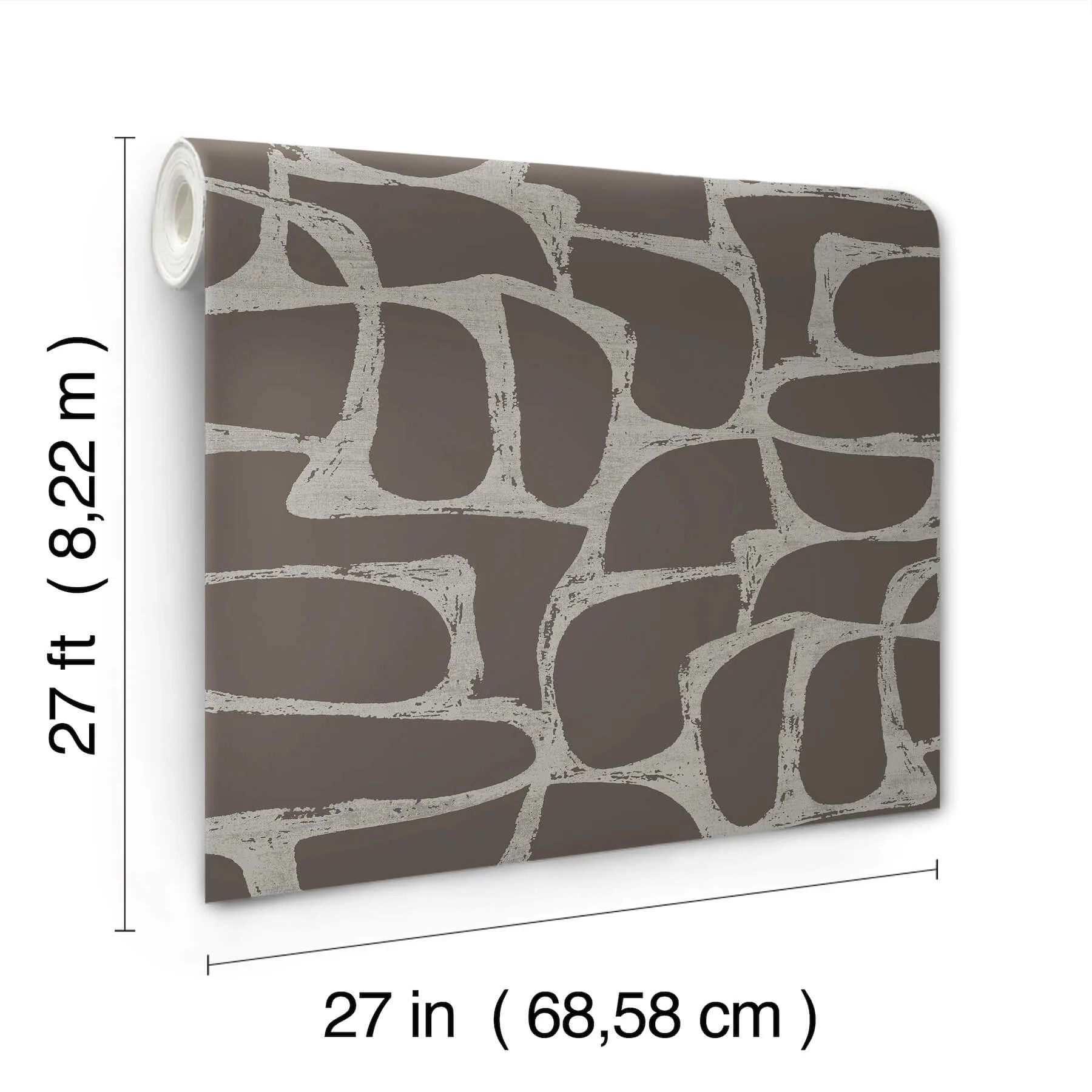 Candice Olson Craftsman Geometric - Mocha Wallpaper | Buy Online Candice Olson Craftsman Geometric wallpaper, color Mocha, SKU DF3355