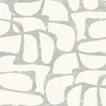 Candice Olson Craftsman Geometric - White & Silver Wallpaper | Buy Online Candice Olson Craftsman Geometric wallpaper, color White & Silver, SKU DF3356