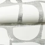 Candice Olson Craftsman Geometric - White & Silver Wallpaper | Buy Online Candice Olson Craftsman Geometric wallpaper, color White & Silver, SKU DF3356