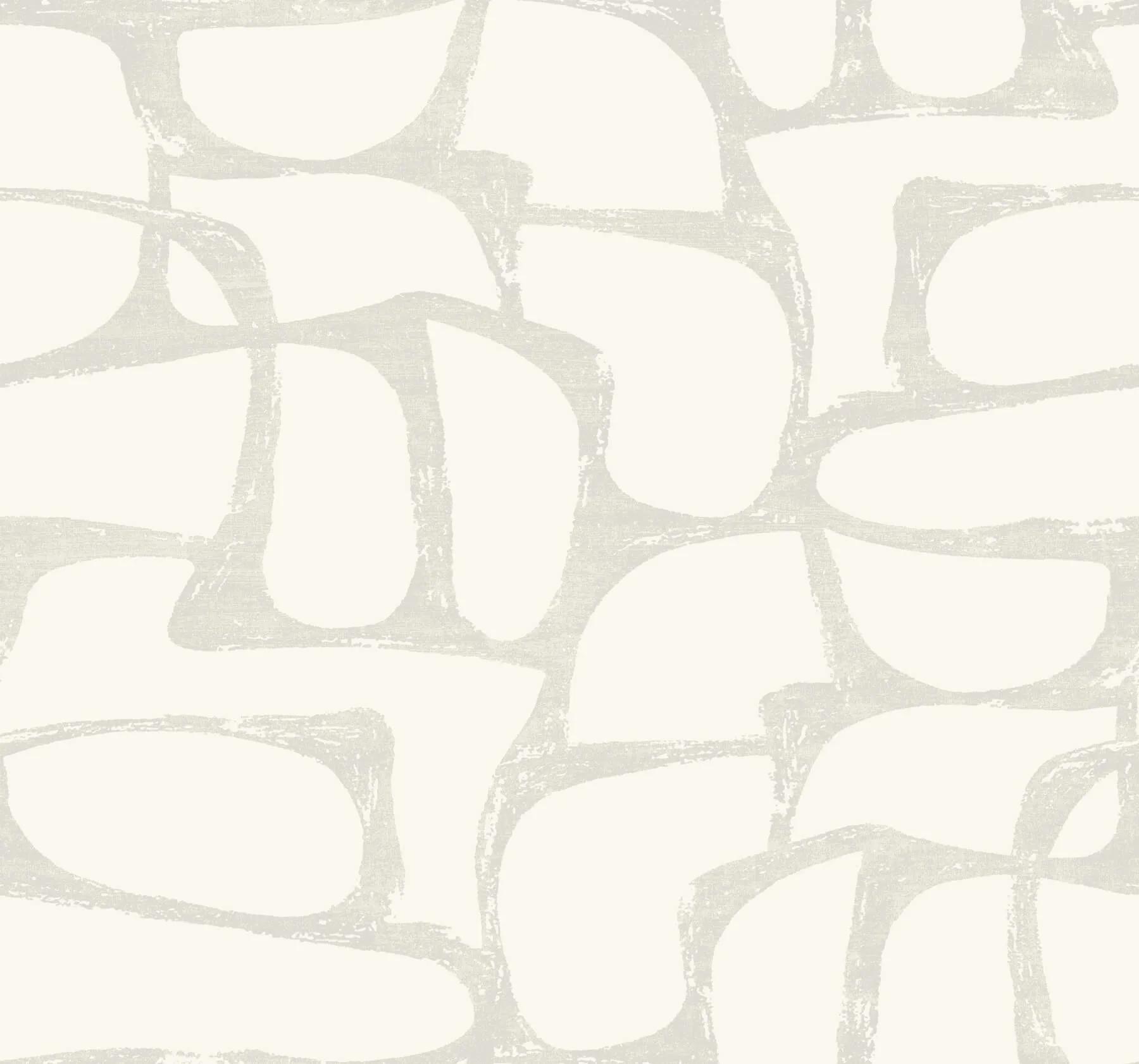 Candice Olson Craftsman Geometric wallpaper, color White & Soft Grey, SKU DF3353