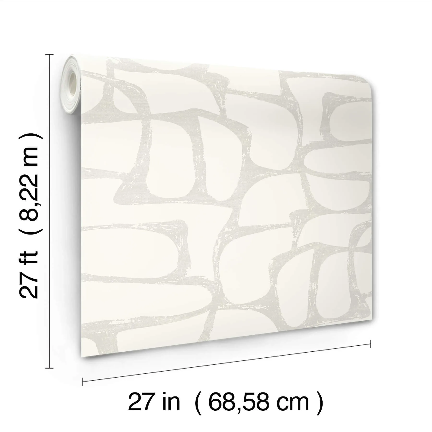 Candice Olson Craftsman Geometric - White & Soft Grey Wallpaper | Buy Online Candice Olson Craftsman Geometric wallpaper, color White & Soft Grey, SKU DF3353