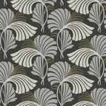 Candice Olson Dancing Leaves - Black Wallpaper | Buy Online Candice Olson Dancing Leaves wallpaper, color Black, SKU DT5134
