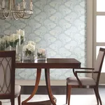 Candice Olson Dancing Leaves wallpaper, color Light Blue, SKU DT5132