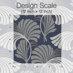 Candice Olson Dancing Leaves - Navy Wallpaper | Buy Online Candice Olson Dancing Leaves wallpaper, color Navy, SKU DT5133