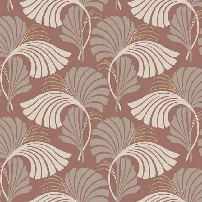 Candice Olson Dancing Leaves wallpaper, color Tan, SKU DT5131