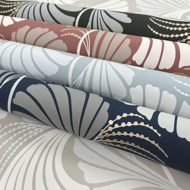 Candice Olson Dancing Leaves - Tan Wallpaper | Buy Online Candice Olson Dancing Leaves wallpaper, color Tan, SKU DT5131