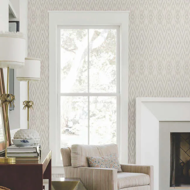 Candice Olson Diamond Marquise wallpaper, color Lavender, SKU EV3911