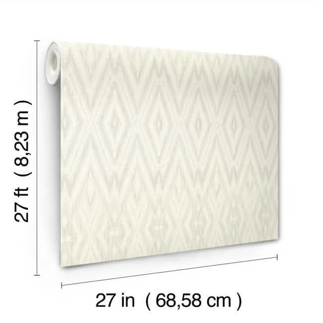 Candice Olson Diamond Marquise - Light Neutral Wallpaper | Buy Online Candice Olson Diamond Marquise wallpaper, color Light Neutral, SKU EV3913