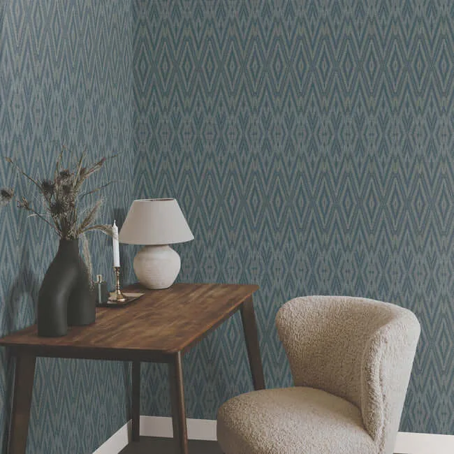 Candice Olson Diamond Marquise - Tropicana Wallpaper | Buy Online Candice Olson Diamond Marquise wallpaper, color Tropicana, SKU EV3915