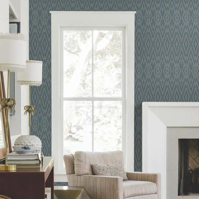 Candice Olson Diamond Marquise - Tropicana Wallpaper | Buy Online Candice Olson Diamond Marquise wallpaper, color Tropicana, SKU EV3915