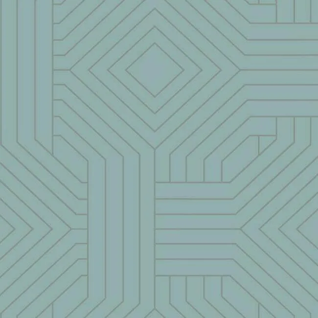 Candice Olson Diverging Diamonds wallpaper, color Blue, SKU CI2372