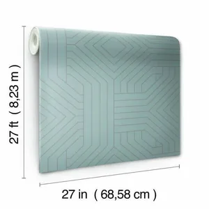 Candice Olson Diverging Diamonds wallpaper, color Blue, SKU CI2372