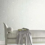 Candice Olson Diverging Diamonds wallpaper, color White, SKU CI2374