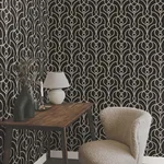 Candice Olson Divine Trellis - Black Wallpaper | Buy Online Candice Olson Divine Trellis wallpaper, color Black, SKU EV3945