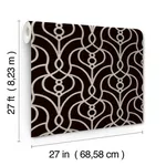 Candice Olson Divine Trellis - Black Wallpaper | Buy Online Candice Olson Divine Trellis wallpaper, color Black, SKU EV3945