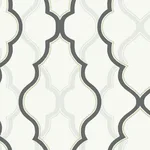 Candice Olson Double Damask - White & Black Wallpaper | Buy Online Candice Olson Double Damask wallpaper, color White & Black, SKU CI2391