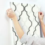 Candice Olson Double Damask - White & Black Wallpaper | Buy Online Candice Olson Double Damask wallpaper, color White & Black, SKU CI2391