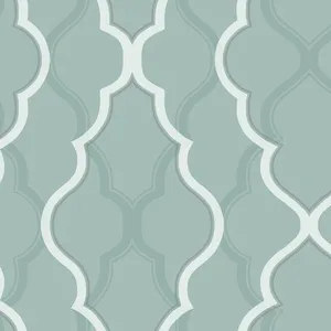 Candice Olson Double Damask wallpaper, color Teal, SKU CI2394