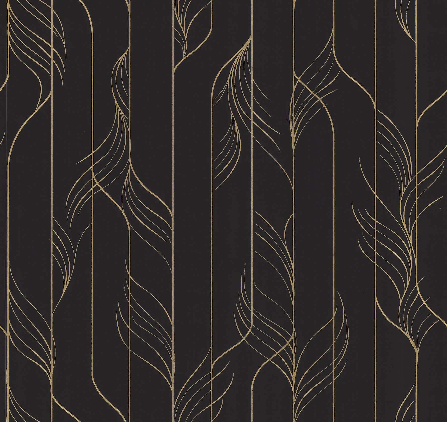 Candice Olson Elemental Thread wallpaper, color Black & Gold, SKU DF3305