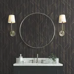 Candice Olson Elemental Thread - Black & Gold Wallpaper | Buy Online Candice Olson Elemental Thread wallpaper, color Black & Gold, SKU DF3305