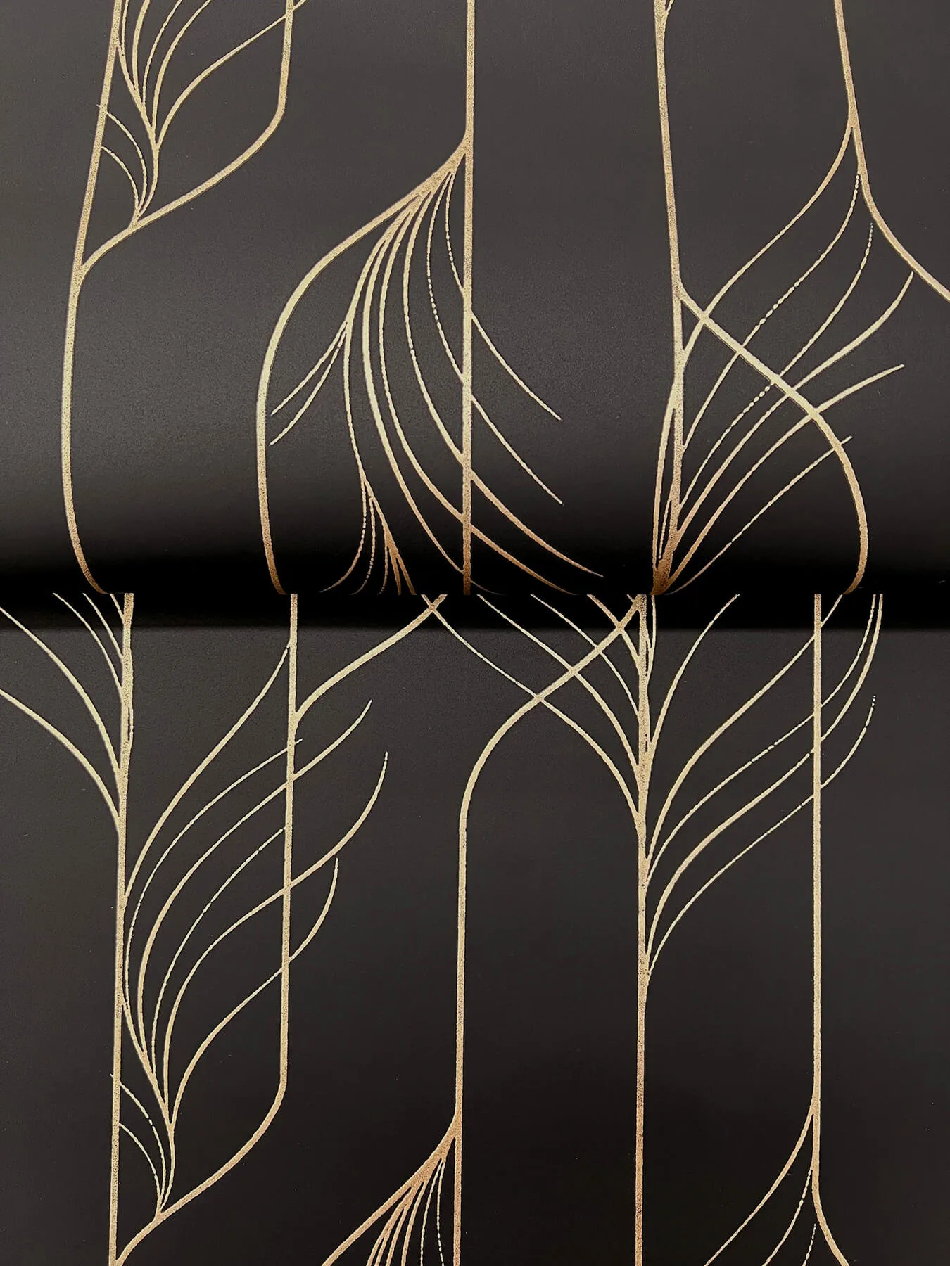 Candice Olson Elemental Thread - Black & Gold Wallpaper | Buy Online Candice Olson Elemental Thread wallpaper, color Black & Gold, SKU DF3305