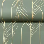 Candice Olson Elemental Thread wallpaper, color Green & Gold, SKU DF3306