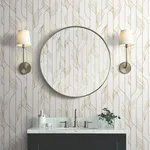 Candice Olson Elemental Thread - White & Gold Wallpaper | Buy Online Candice Olson Elemental Thread wallpaper, color White & Gold, SKU DF3301