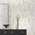 Candice Olson Elemental Thread - White & Gold Wallpaper | Buy Online Candice Olson Elemental Thread wallpaper, color White & Gold, SKU DF3301