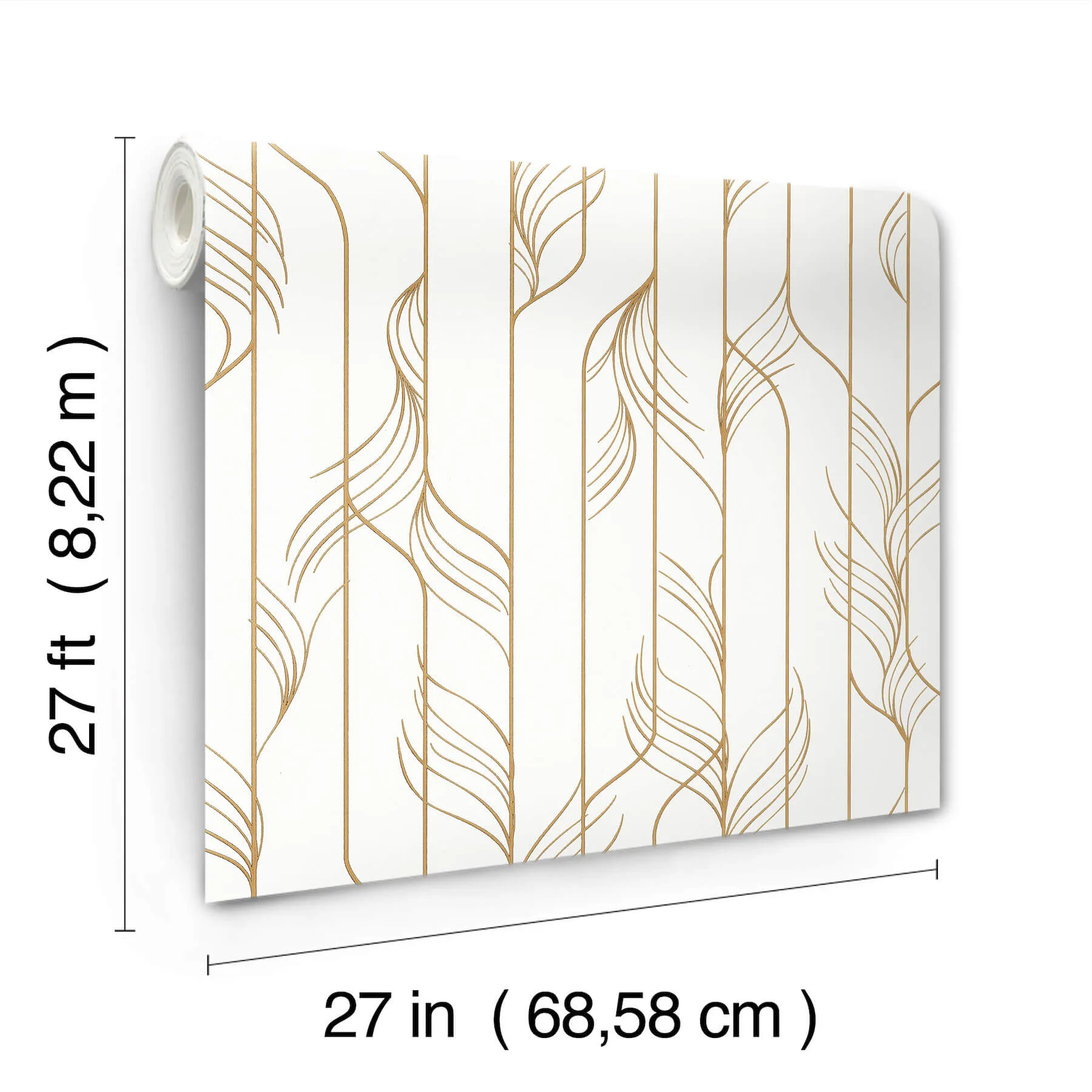 Candice Olson Elemental Thread - White & Gold Wallpaper | Buy Online Candice Olson Elemental Thread wallpaper, color White & Gold, SKU DF3301