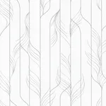 Candice Olson Elemental Thread wallpaper, color White & Silver, SKU DF3302