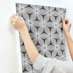 Candice Olson Everlasting wallpaper, color Black & Silver, SKU CI2305
