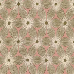 Candice Olson Everlasting wallpaper, color Coral & Gold, SKU CI2301