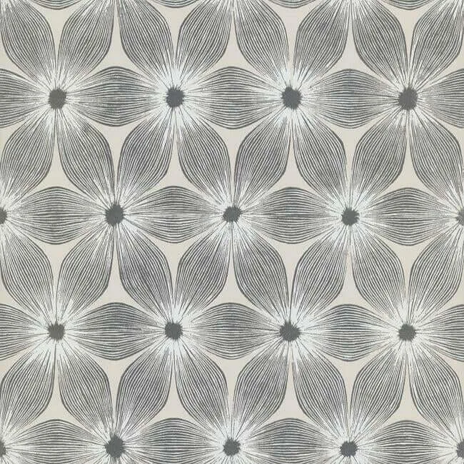 Candice Olson Everlasting wallpaper, color White & Silver, SKU CI2302