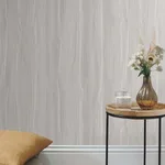 Candice Olson Fantasy Faux Bois wallpaper, color Grey & White, SKU DT5034
