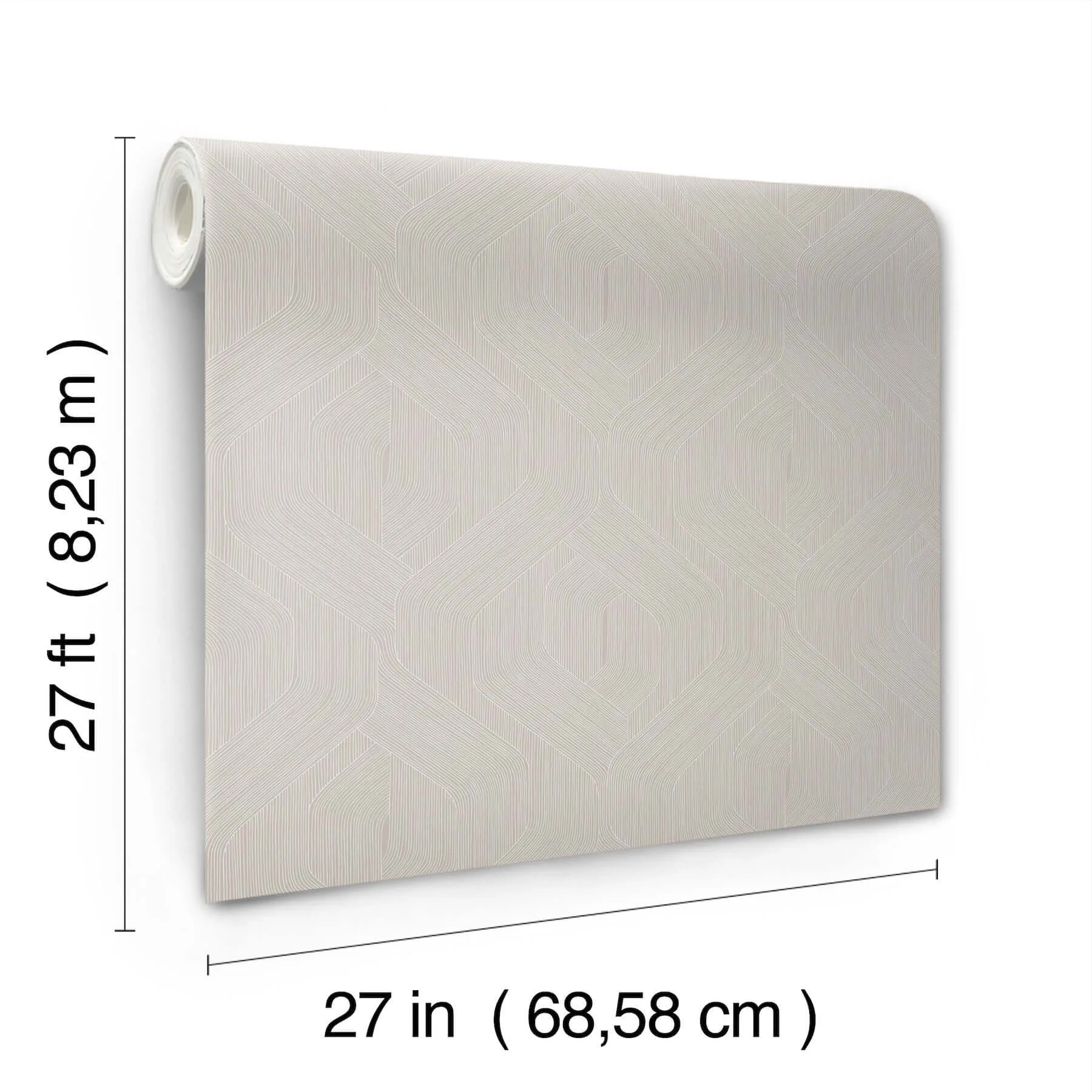 Candice Olson Fine Line - Taupe Wallpaper | Buy Online Candice Olson Fine Line wallpaper, color Taupe, SKU NT6195