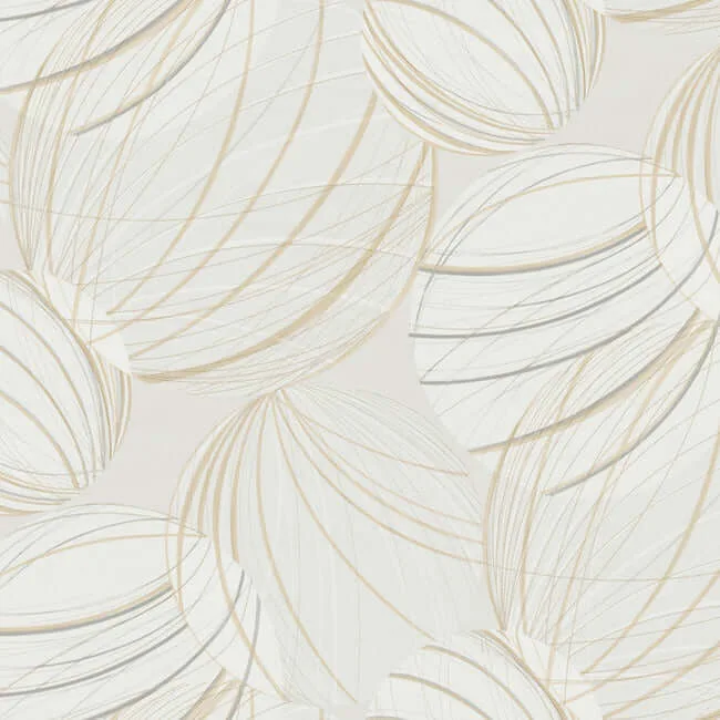 Candice Olson Floating Lanterns wallpaper, color Blonde, SKU EV3906