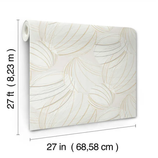 Candice Olson Floating Lanterns wallpaper, color Blonde, SKU EV3906